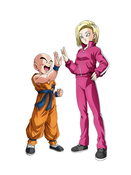 android 18 with krillin|More.